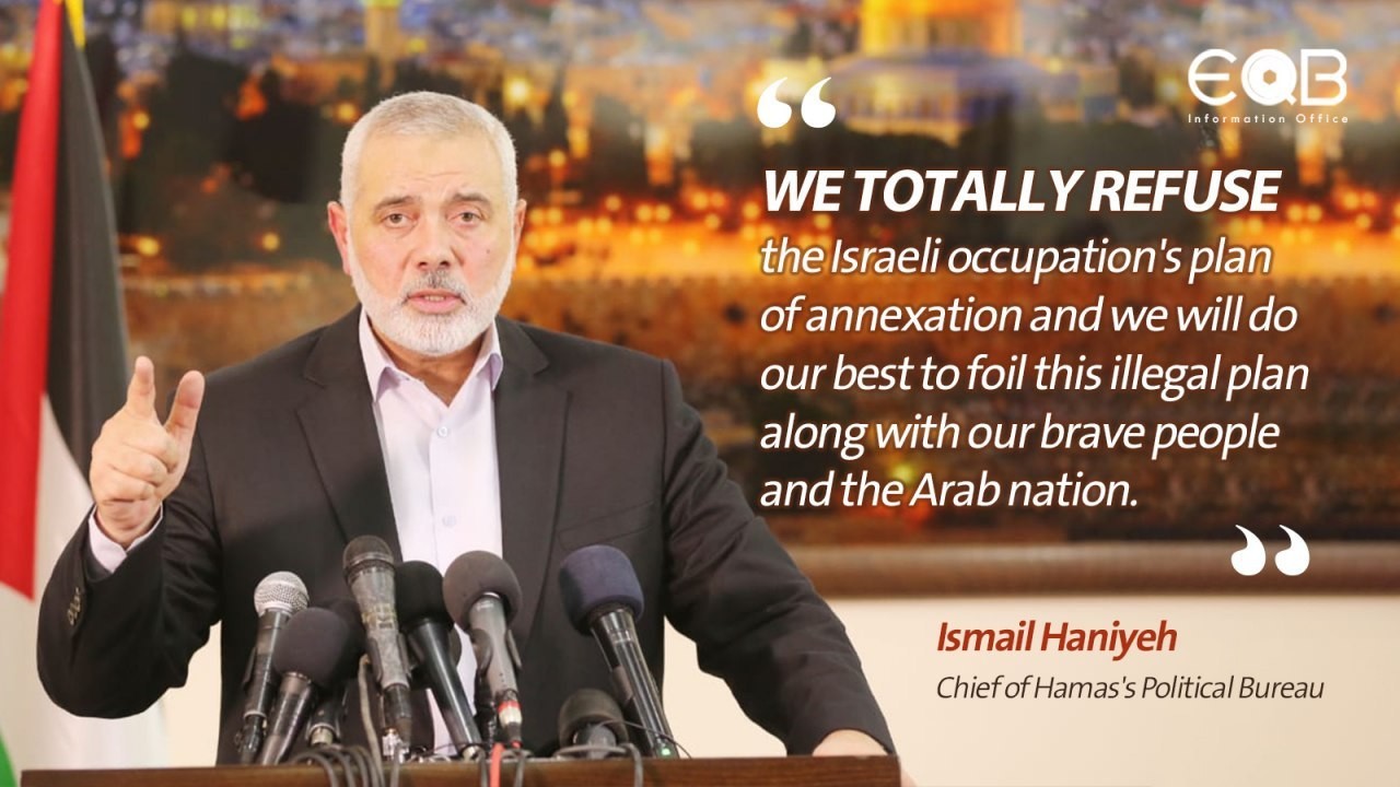 Hamas Chief Ismail Haniyeh on Annexation