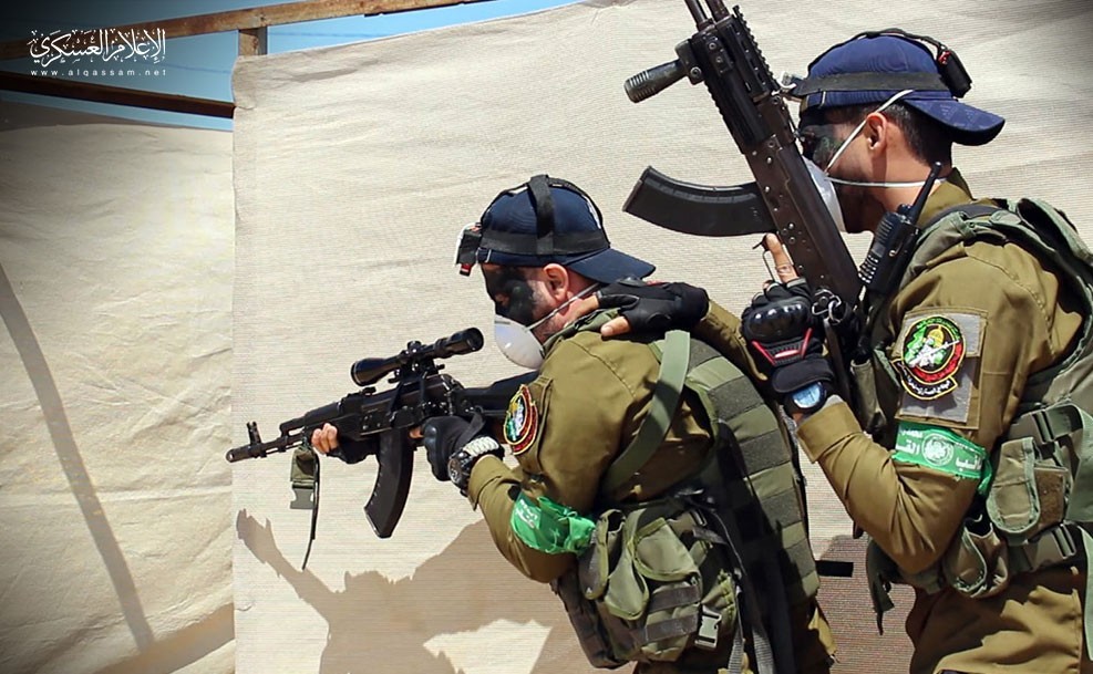 Al-Qassam elite fighters