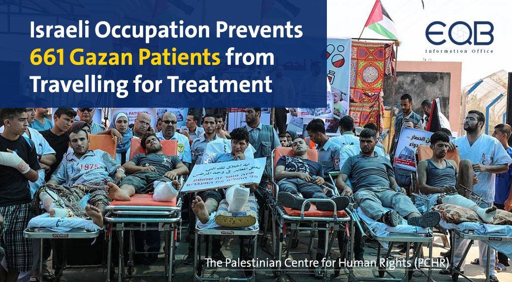 Israeli Occupation Prevents 661 Gazan Patients from Treatment