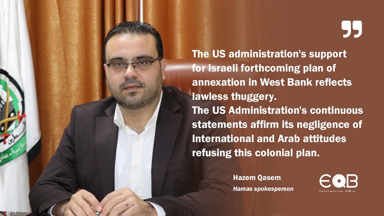 Hazem Qasem-Hamas spokesperson