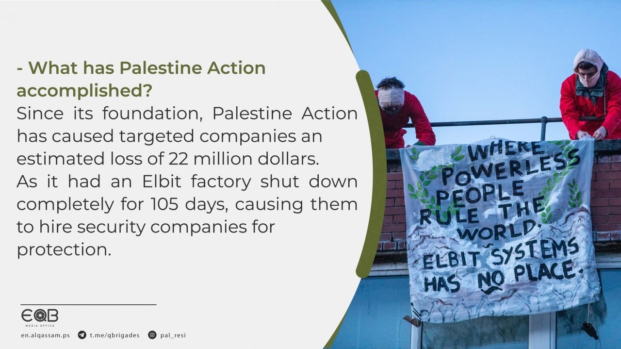 Palestine Action Doing the impossible to cripple “Israel's” interests