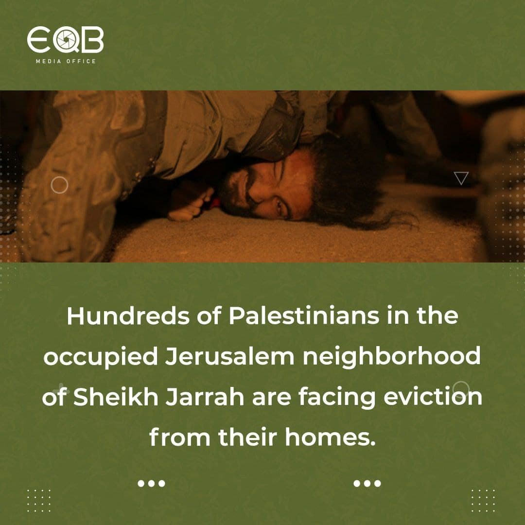 What is happening in occupied Jerusalem’s Sheikh Jarrah?