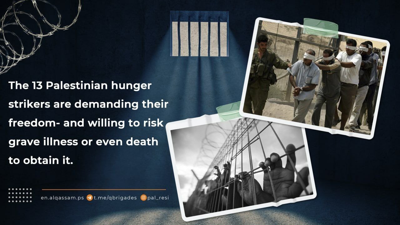PALESTINIAN PRISONERS LAUNCH HUNGER STRIKE