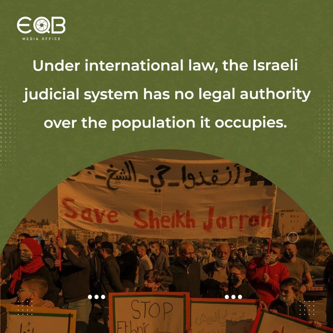 What is happening in occupied Jerusalem’s Sheikh Jarrah?